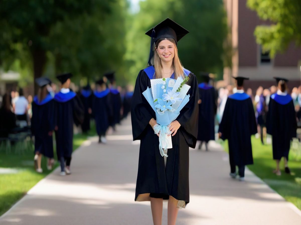 Graduation bouquet Australia – everlasting handmade flowers gift from Elle Blooming.