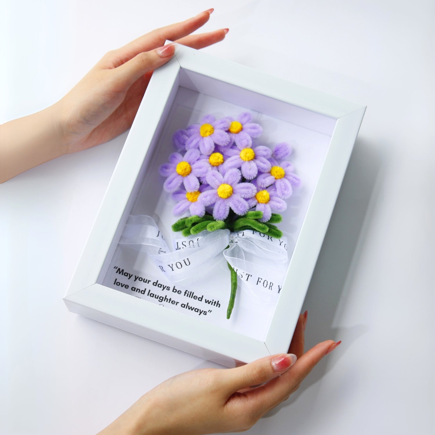 Purple Daisy Flower Frame