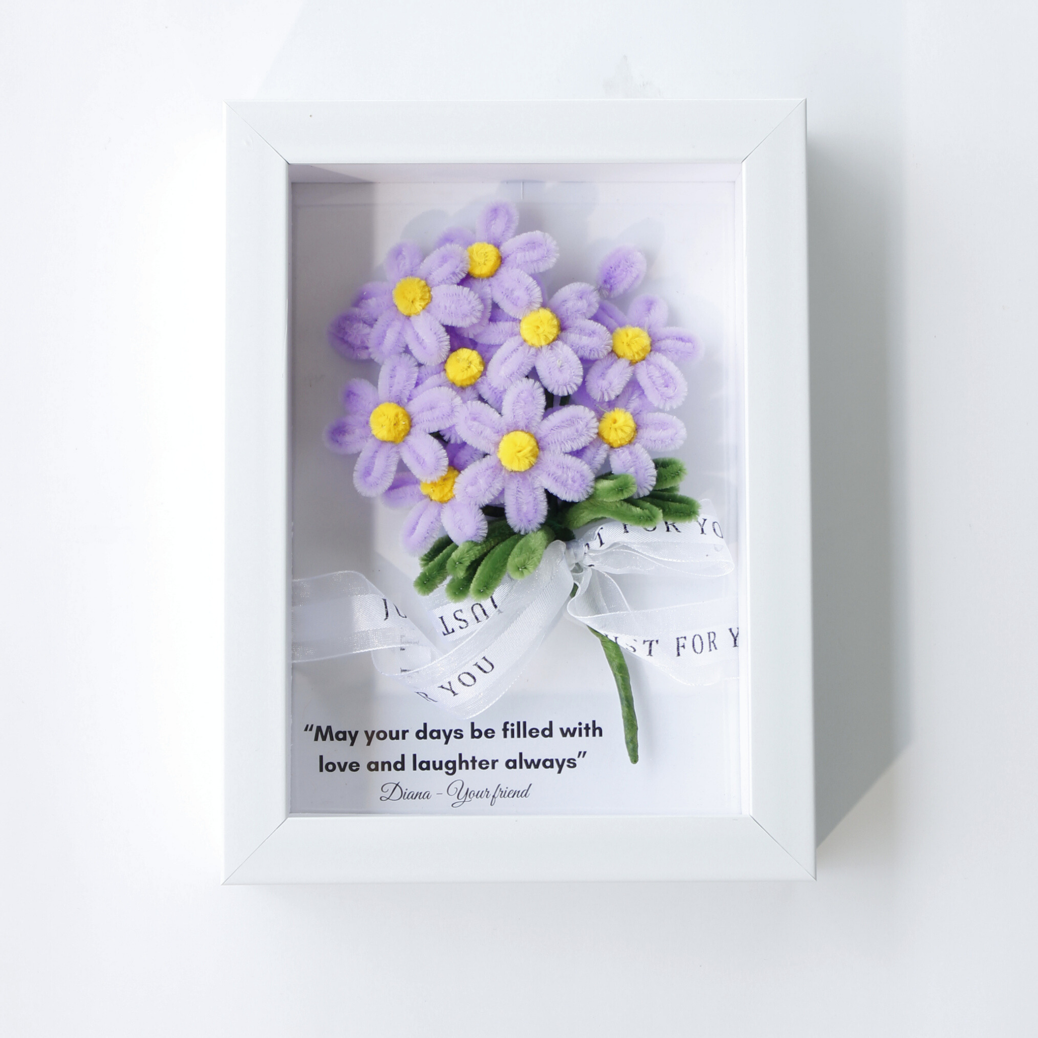 Purple Daisy Flower Frame