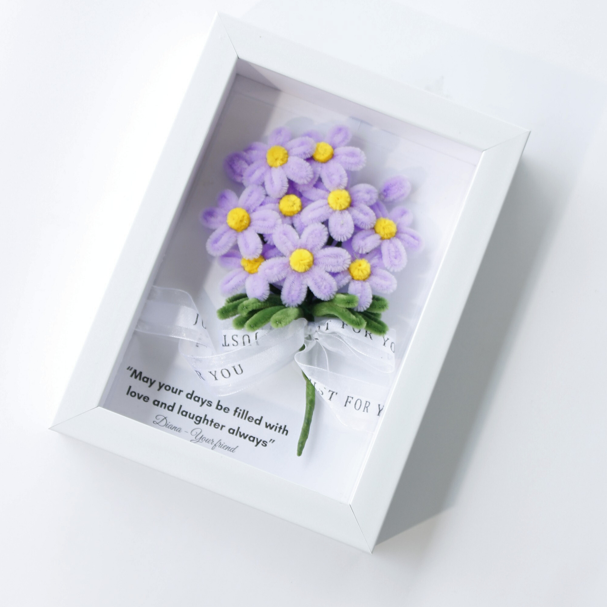 Purple Daisy Flower Frame